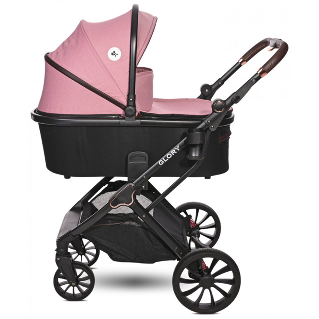 Lorelli Premium Glory 3 in 1 Reversible Baby Stroller 0-22kg with Accessories Pink 10021762301