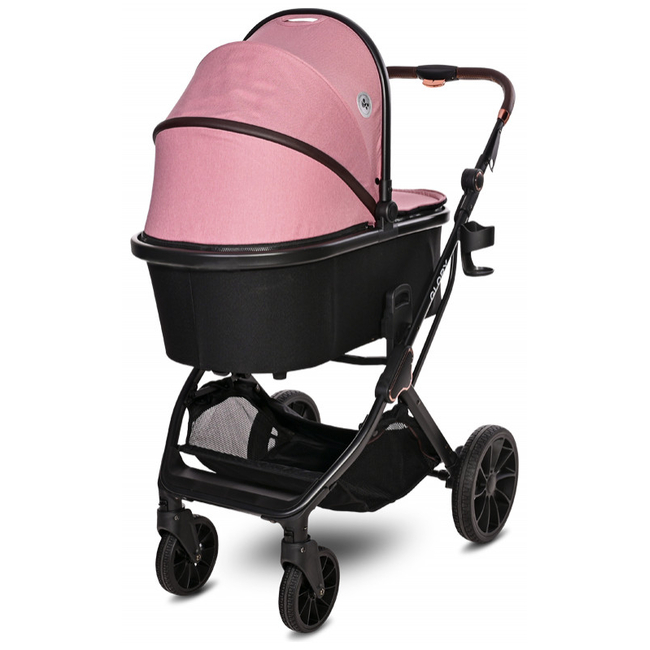 Lorelli Premium Glory 3 in 1 Reversible Baby Stroller 0-22kg with Accessories Pink 10021762301