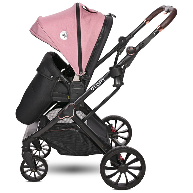 Lorelli Premium Glory 3 in 1 Reversible Baby Stroller 0-22kg with Accessories Pink 10021762301