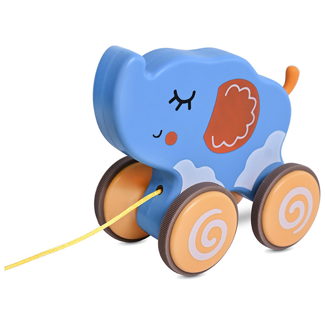 Lorelli Pull-Along Sliding Toy Elephant Blue 10191590001