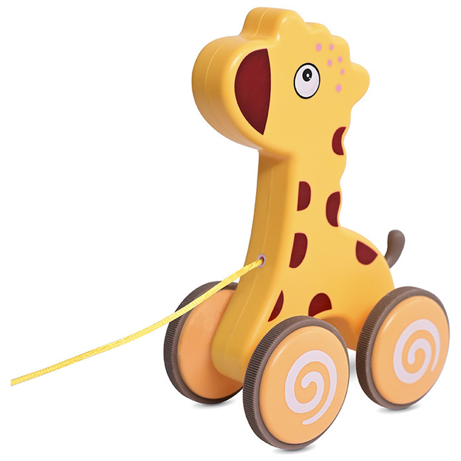 Lorelli Pull-Along Συρόμενο Παιχνίδι Giraffe 10191590004