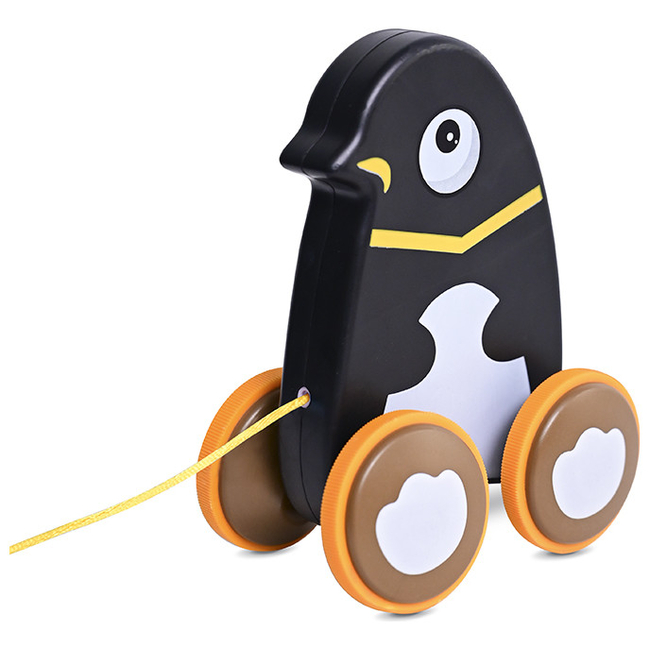 Lorelli Pull-Along Συρόμενο Παιχνίδι Penguin 10191590003