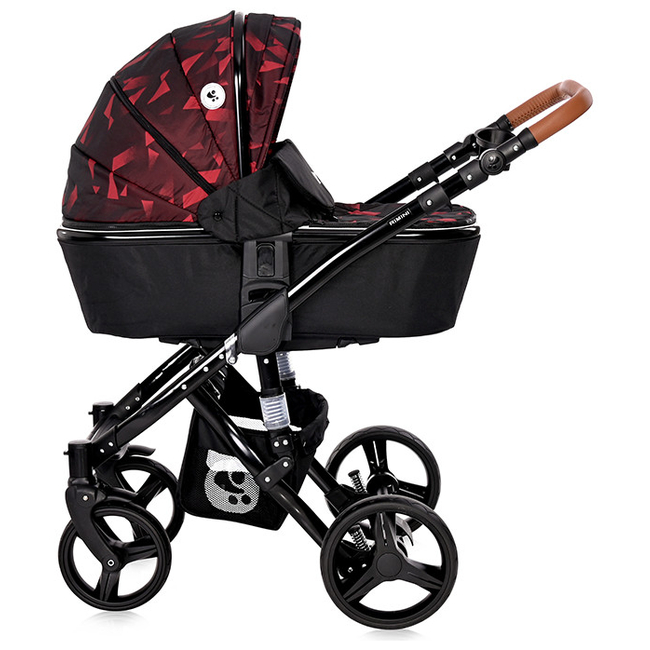 Lorelli Rimini 2 in 1 Reversible Travel System with Carry Cot Ruby Red & Black 10021052165