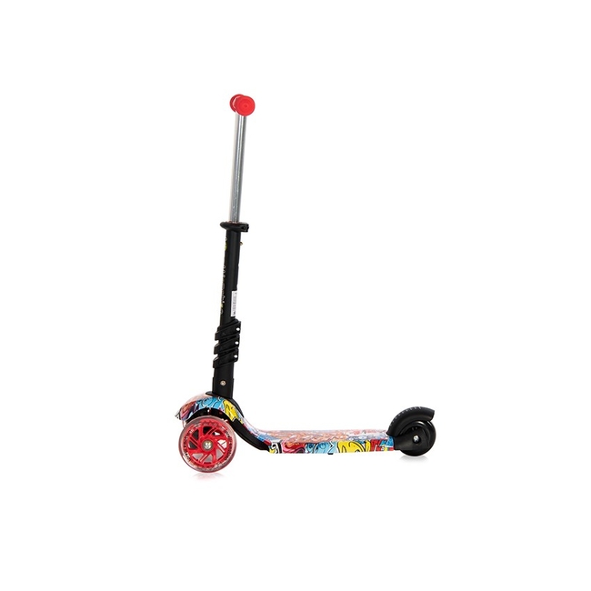 Lorelli Scooter Smart Plus Parent Handle LED 3 years Graffiti 10390030017