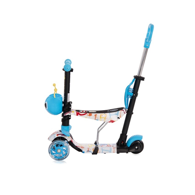 Lorelli Scooter Smart PLUS Μετατρεπόμενο Παιδικό Πατίνι με Λαβή Κάθισμα LED 3 ετών Tracery 10390030018