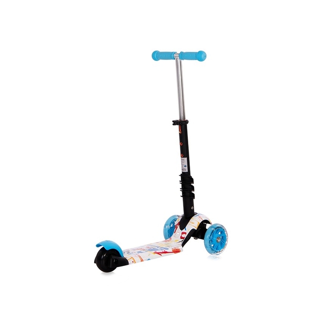 Lorelli Scooter Smart PLUS Μετατρεπόμενο Παιδικό Πατίνι με Λαβή Κάθισμα LED 3 ετών Tracery 10390030018
