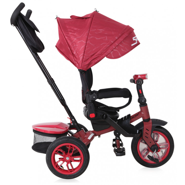 Lorelli Speedy Air Τρίκυκλο Παιδικό Ποδήλατο με Περιστρεφόμενο Κάθισμα 360? Φουσκωτά Λάστιχα Red Black 10050432107