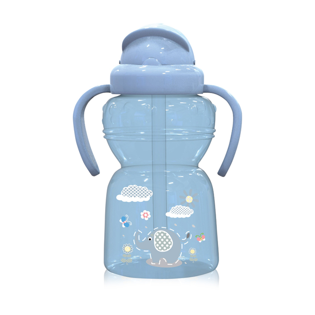 Lorelli Sport Sipper Παιδικό Κύπελλο με Καλαμάκι Λαβή 6+μ 325ml Blue 10200770001