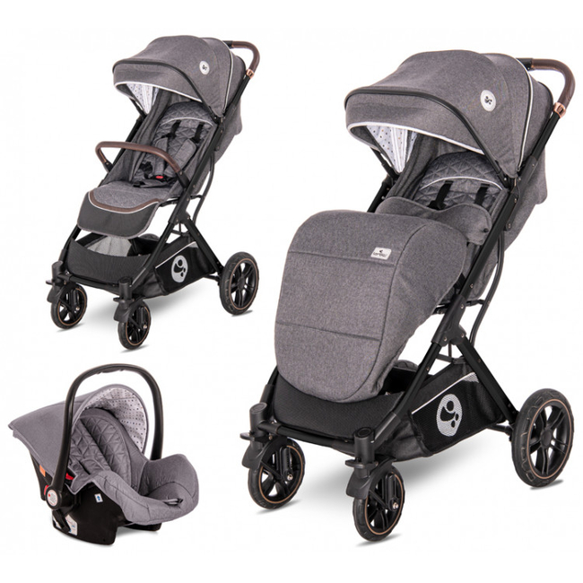 Lorelli Storm Set 2 in 1 Σύστημα Μεταφοράς Steel Grey 10021702184