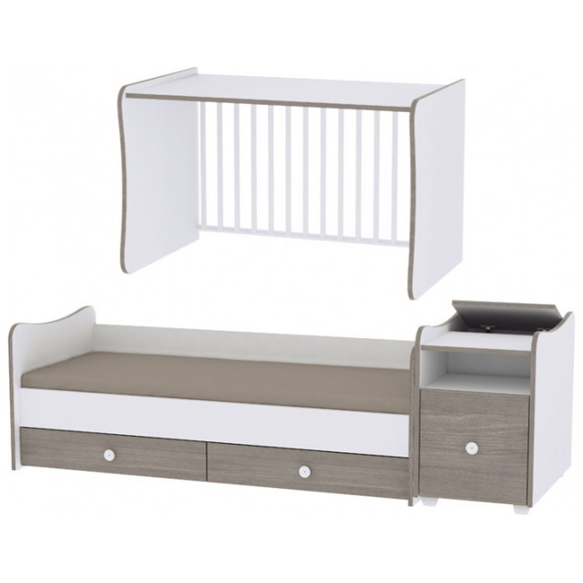Lorelli Trend Plus Πολυμορφικό Παιδικό Κρεβάτι Βρεφική Κούνια Blue Elm 10150400033A