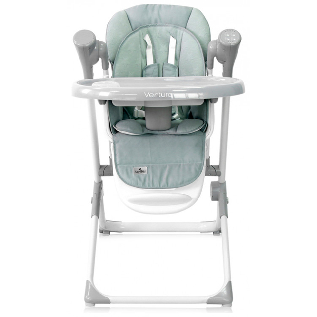 Lorelli Ventura 2 in 1 High Chair & Electric Swing 0+ months Frosty Green Stars 10100302146