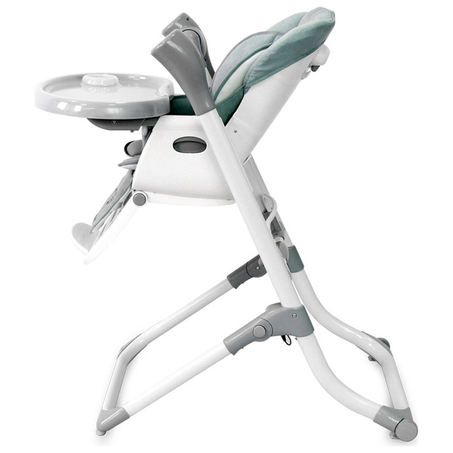 Lorelli Ventura 2 in 1 High Chair & Electric Swing 0+ months Frosty Green Stars 10100302146