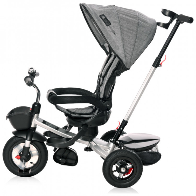 Lorelli Zippy Air Tricycle Bicycle Reversible Seat Air Wheels & Accessories Graphite 10050560001