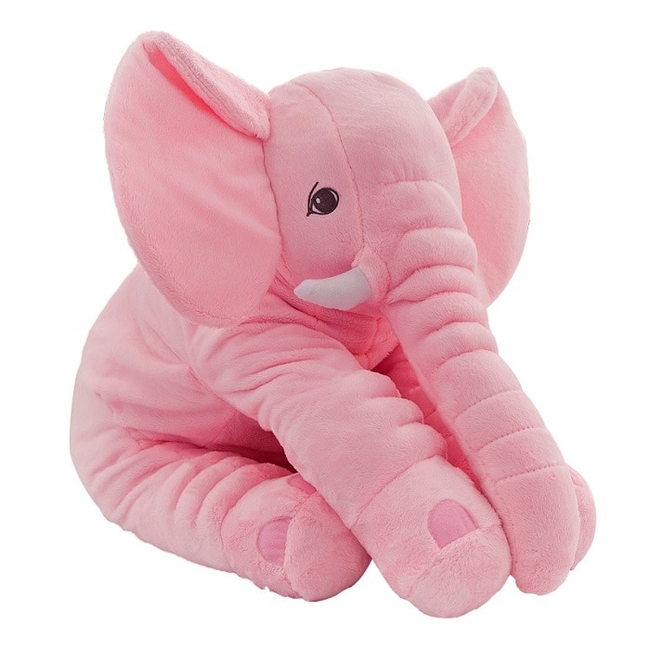 LARGE Sweet Dreams Elephant Plush Toy 60 cm - Pink
