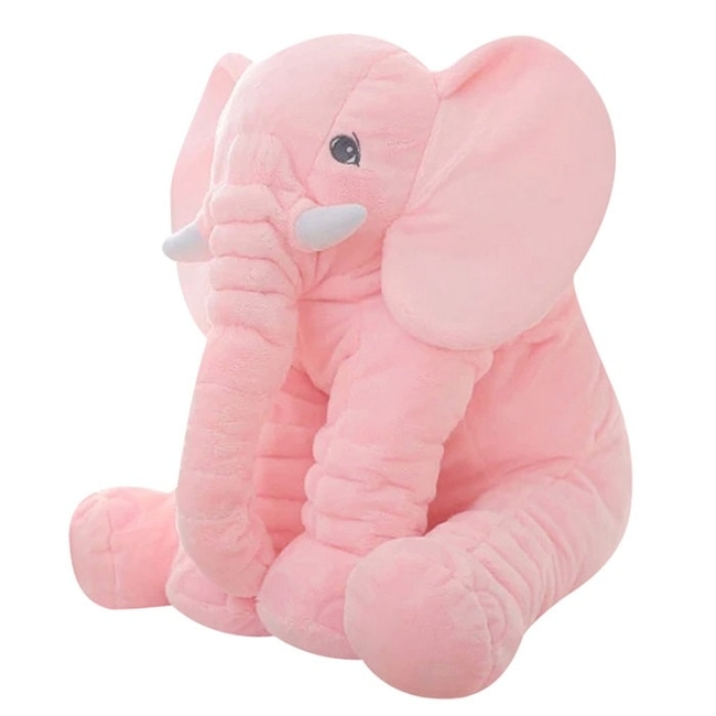 LARGE Sweet Dreams Elephant Plush Toy 60 cm - Pink