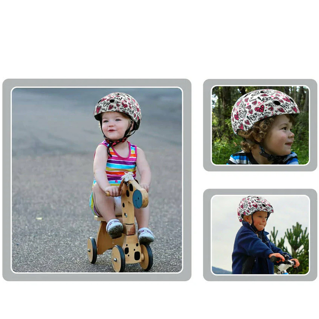 Kiddimoto Children's Helmet Love KMH107S