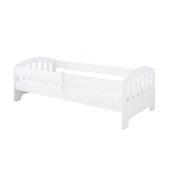 Παιδικό Κρεβάτι Classic 90x200 cm + Προστατευτικό Κάγκελο White