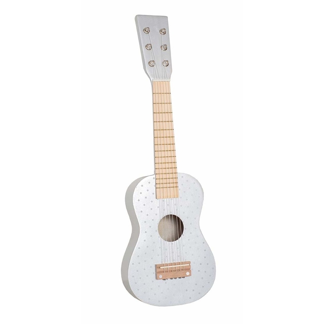 Jabadabado: Wooden Guitar 55*18cm Silver JB-M14100