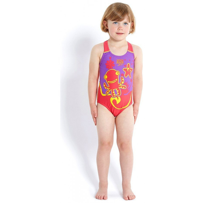 Speedo Babies Seasquad Placement Swimsuit 92cm NO2