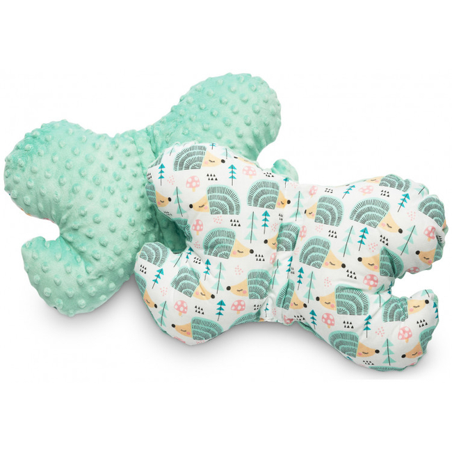 Butterfly Pillow neck support - Mint Hedgedog