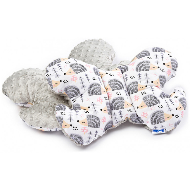 Butterfly Pillow neck support - Grey Hedgedog