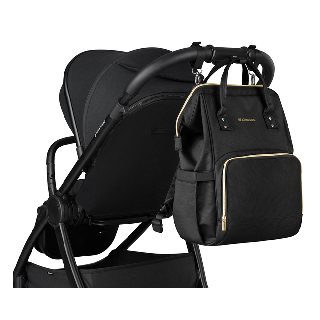 Kikka Boo Mama bag Siena Black & Gold 2025 31108020110