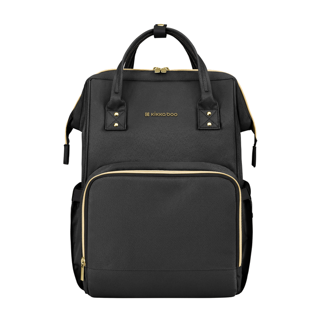 Kikka Boo Mama bag Siena Black & Gold 2025 31108020110