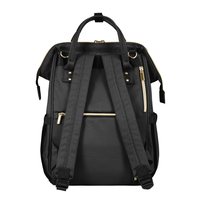 Kikka Boo Mama bag Siena Black & Gold 2025 31108020110