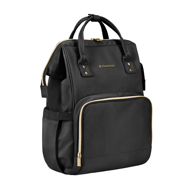 Kikka Boo Mama bag Siena Black & Gold 2025 31108020110