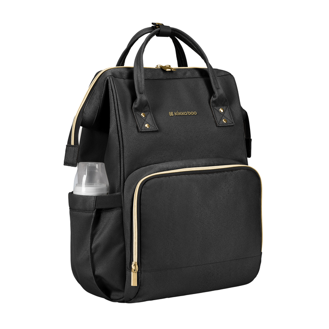 Kikka Boo Mama bag Siena Black & Gold 2025 31108020110