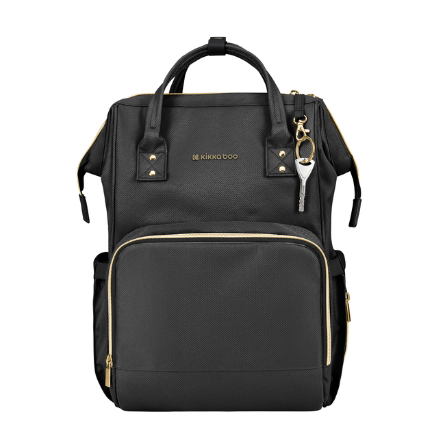 Kikka Boo Mama bag Siena Black & Gold 2025 31108020110