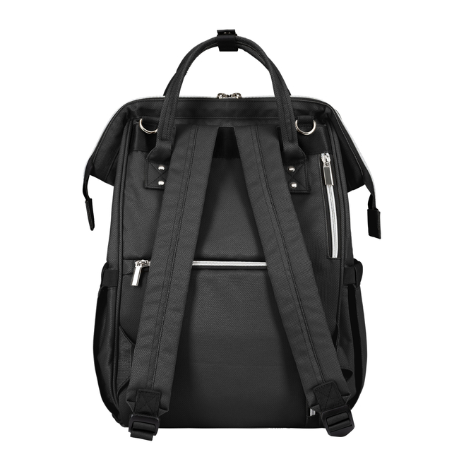 Kikka Boo Mama bag Siena Black & Silver 2025 31108020111
