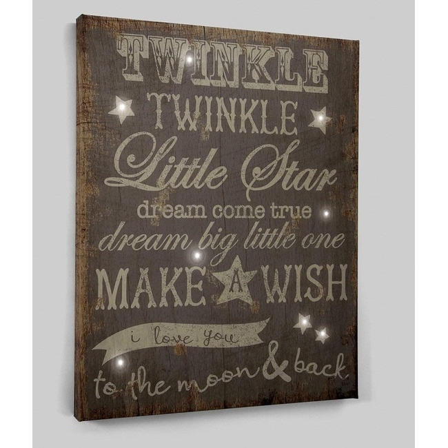 Mamas & Papas LED Wall Art Επιτοίχιο Φωτιστικό - Millie & Boris (4912N9300)