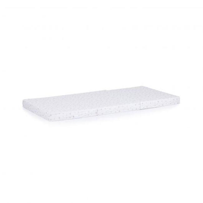 Chipolino Foldable mattress 120x60cm for travel cot White/Powder Stars