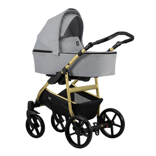 Kunert Mata 3 in 1 Complete Travel System Color Mata-09 Gold Frame Grey