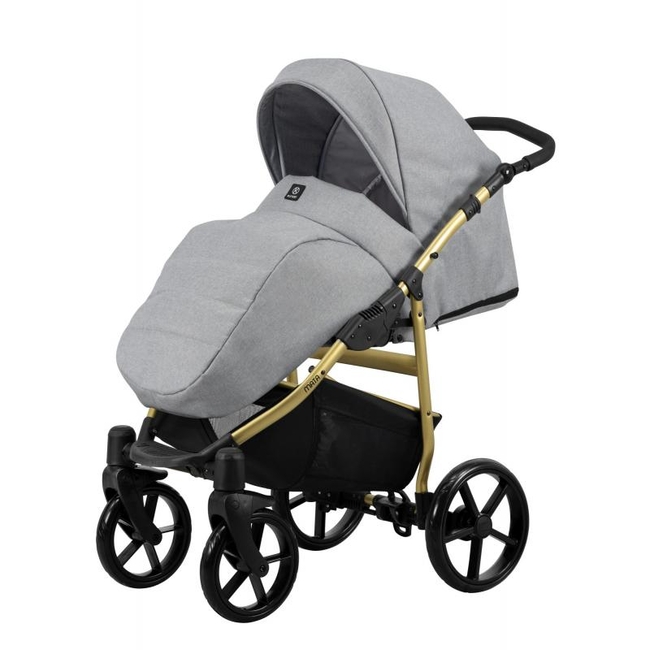 Kunert Mata 3 in 1 Complete Travel System Color Mata-09 Gold Frame Grey