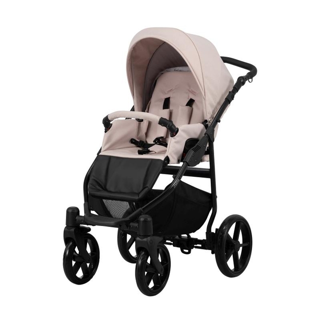 Kunert Mata 3 in 1 Complete Travel System Color Pink Mata-03 Black Frame