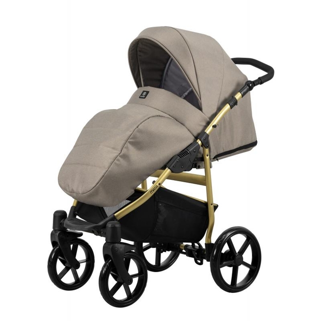 Kunert Mata 3 in 1 Complete Travel System Color Mata-02 Gold Frame Mocca