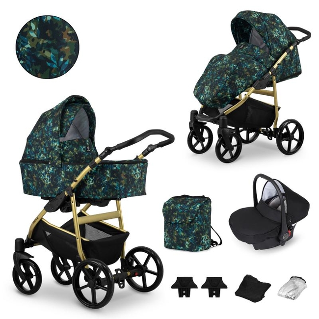 Kunert Mata 3 in 1 Complete Travel System Color Mata-05 Gold Frame