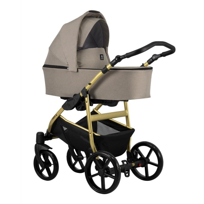 Kunert Mata 3 in 1 Complete Travel System Color Mata-02 Gold Frame Mocca