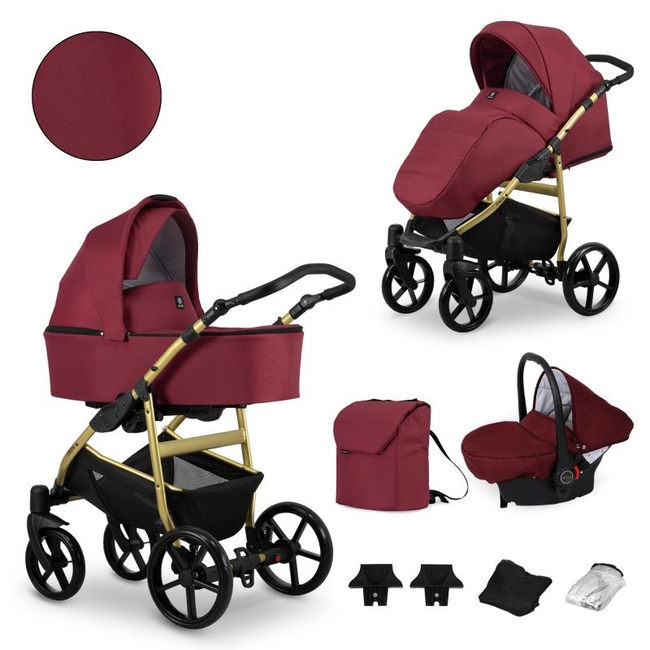 Kunert Mata 3 σε 1 Ολοκληρωμένο Σύστημα Μεταφοράς Color Bordo Gold Frame ΜΑΤΑ-08