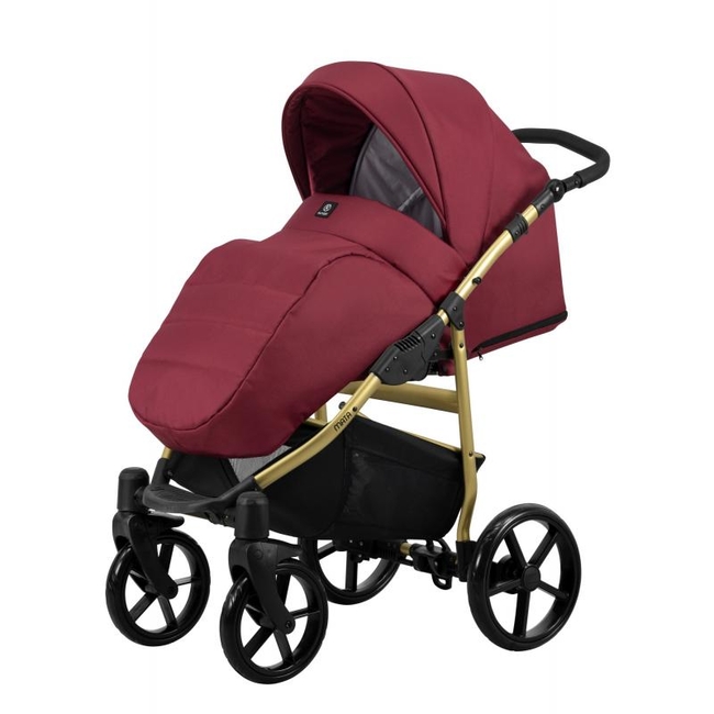 Kunert Mata 3 in 1 Complete Travel System Color Mata-08 Gold Frame Bordo