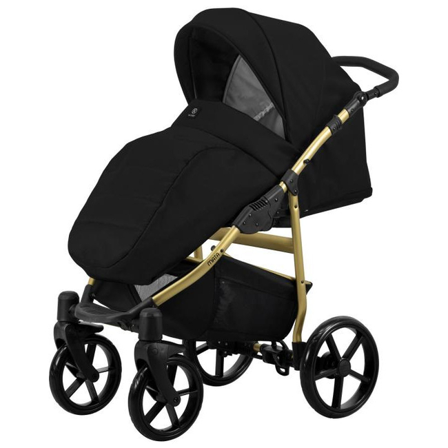 Kunert Mata 3 in 1 Complete Travel System Color Pink Mata-10 Gold Frame