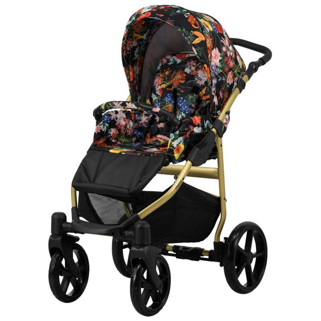 Kunert Mata 3 in 1 Complete Travel System Color Flowers Mata-03 Gold Frame