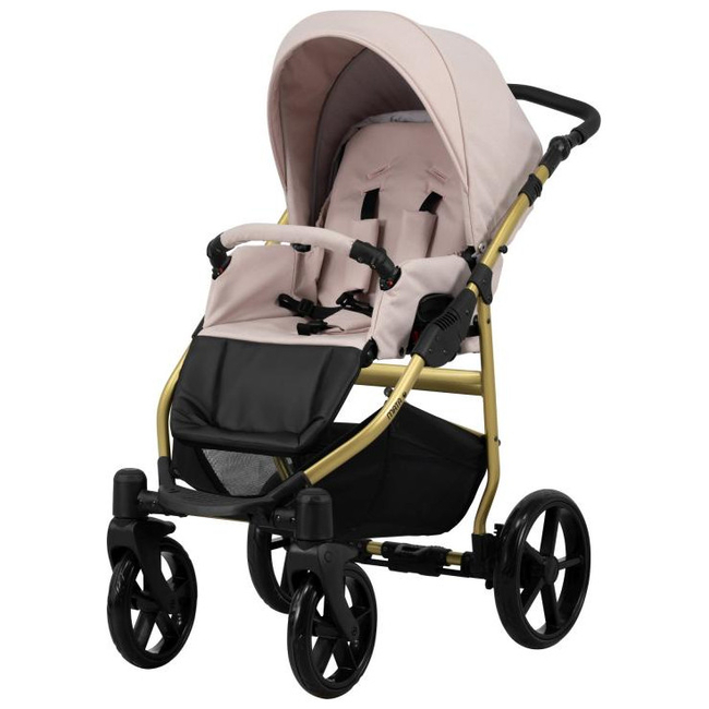 Kunert Mata 3 in 1 Complete Travel System Color Pink Mata-03 Gold Frame