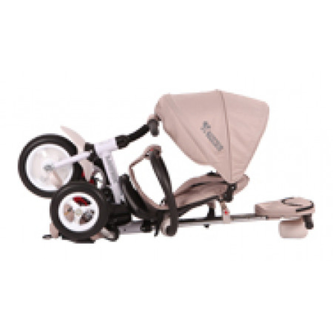 Lorelli Moovo Πτυσσόμενο Παιδικό Τρίκυκλο Ποδήλατο Ανάκλιση Πλάτης Grey Luxe 10050472102