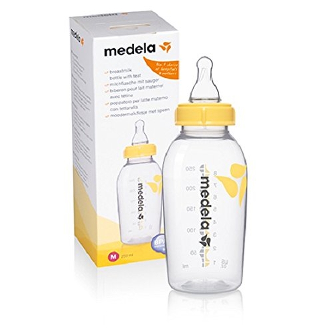 Medela Breastmilk Bottle 250 ml with Medium Flow Teat (200.1658)