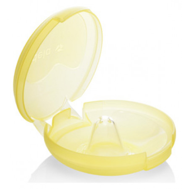 Medela 24 mm Contact Nipple Shields Ψευδοθηλές Σιλικόνης με Θήκη 200.1631 (L)