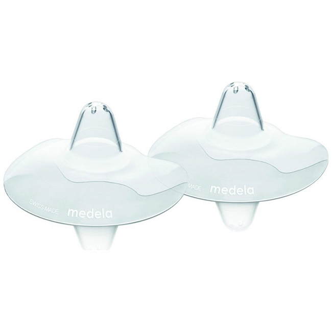 Medela 24 mm Contact Nipple Shields Ψευδοθηλές Σιλικόνης με Θήκη 200.1631 (L)