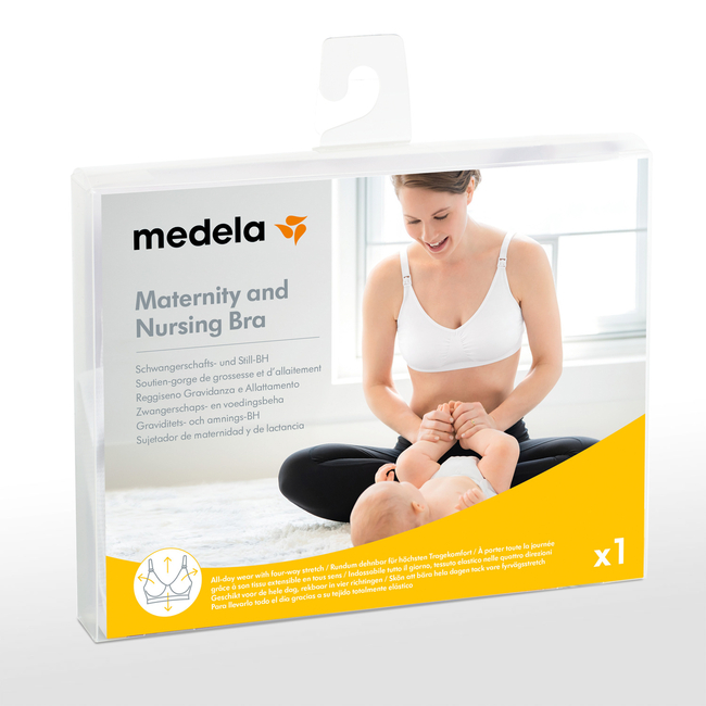 Medela Nursing Bra Σουτιέν Θηλασμού Μαύρο Medium 8693